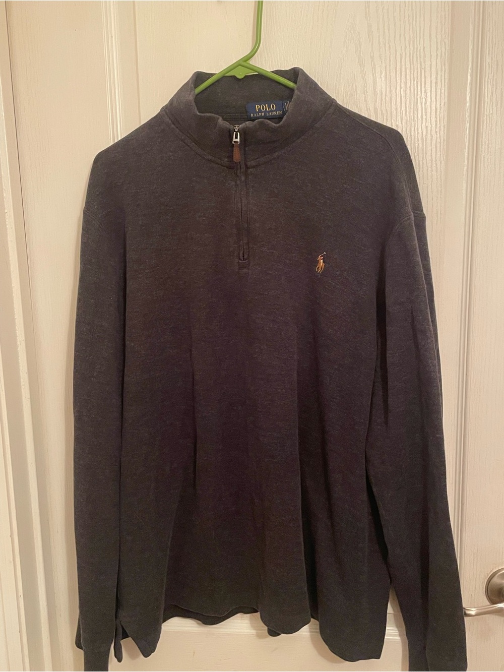 Polo by Ralph Lauren Navy Quarter-Zip Men's Sweater